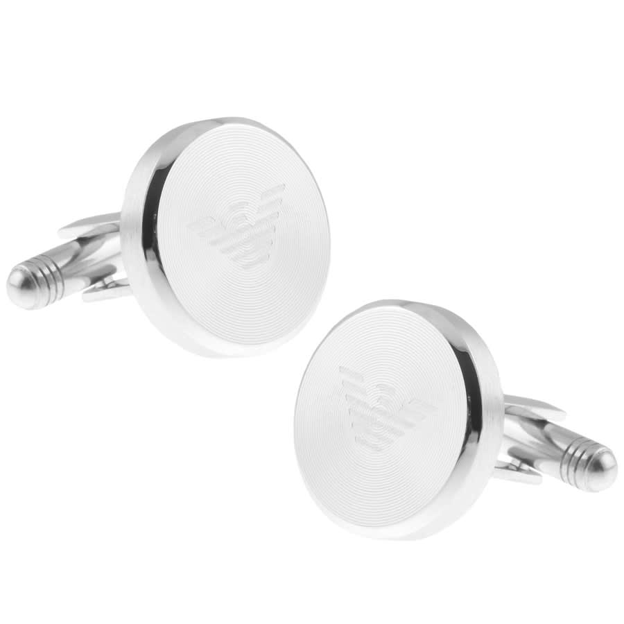 Alternative Image for ProductEmporio Armani EGS2481040 Logo Cufflinks Silver1